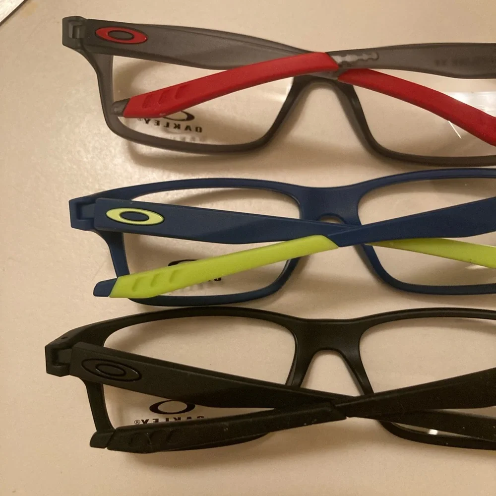 Oakley Crosslink XS Eyeglass Frames - Black, Blue, Gray